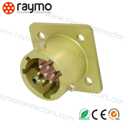 50 Pin Military Circular Connectors IP68 Brass Shell Bayonet Connection