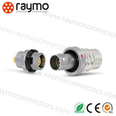 AMC Military Connector 5Gbps Silver 10mm Push-Pull Defence Application Circular A11W*M-P27XBC0-0000