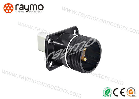 Heavy-Duty Waterproof Power Connector Panel Mount Socket Miniature Size
