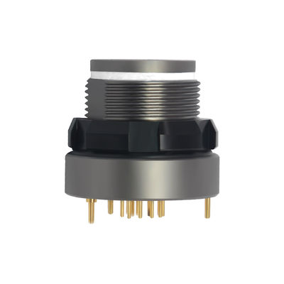 Raymo A1CW*M-P04XBCO-OOOO AMC Σύνδεσμος Υψηλής Πυκνότητας Push Pull 4 Pin Ασημί 5000 Κύκλοι